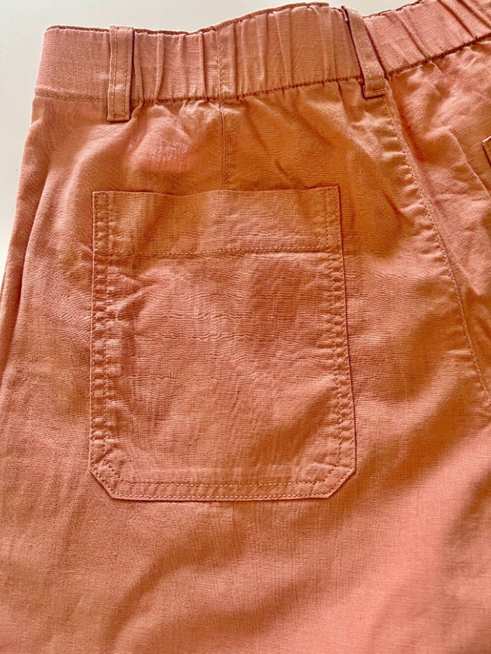Uniqlo Pink Cropped Wide-Leg Pants - Picture 8 of 10